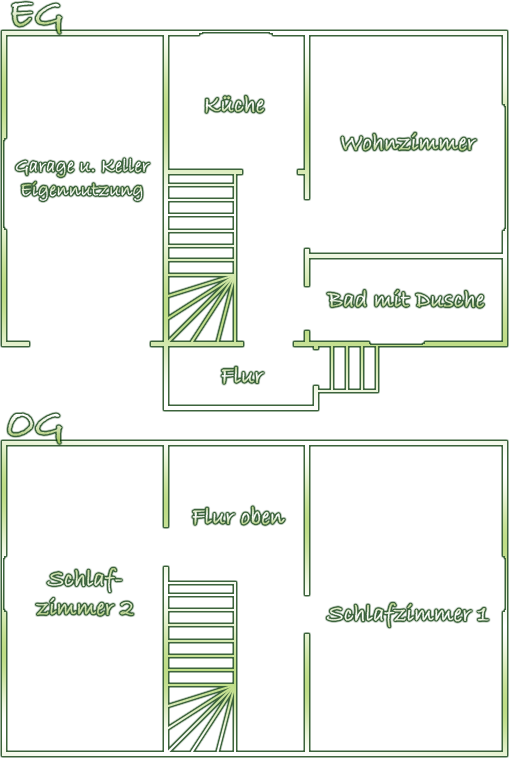 Grundriss Ferienhaus Lausch