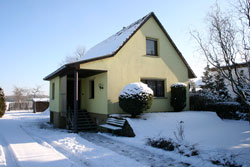 Unser Ferienhaus im Winter